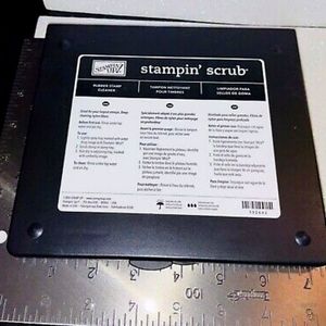 Stampin up Stamp scrub